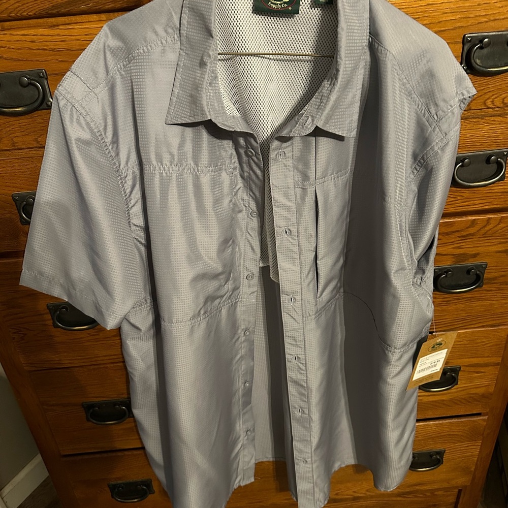 Men's Gray Dress Shirt